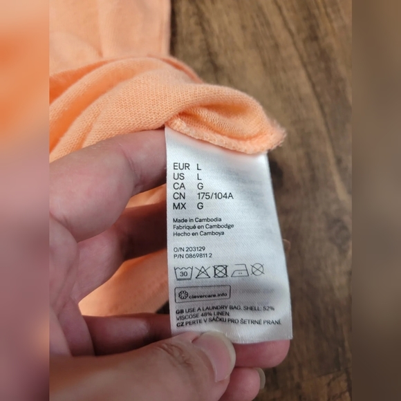 H&M L.O.G.G. linen blend tank top - Picture 6 of 9